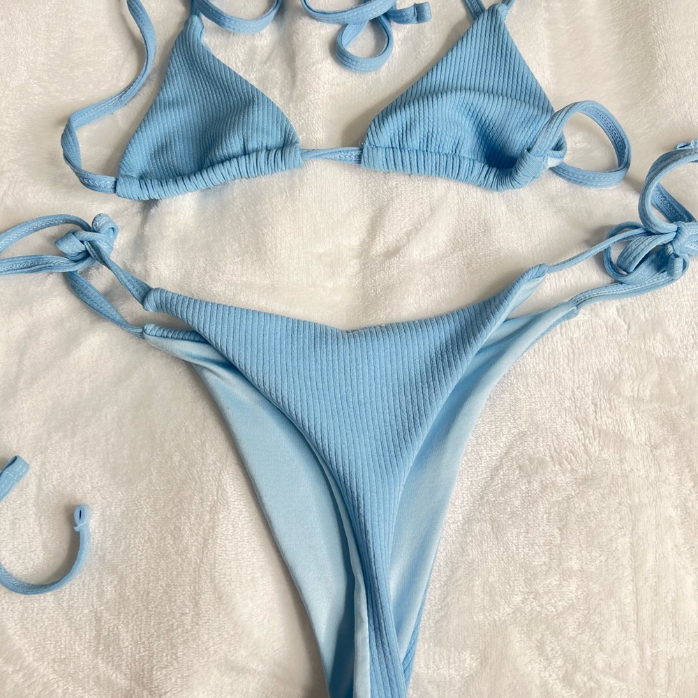 Blue Two Piece Bikini